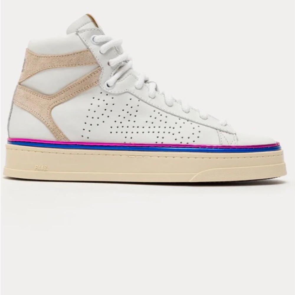💥HP💥P448 (EU40) UNISEX Taylor Profile White High Top Trainers